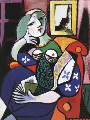 pablo picasso Woman with Book (mk04) china oil painting image